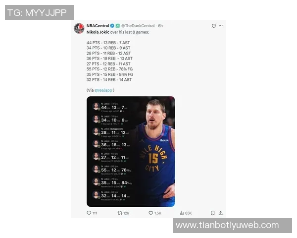 约基奇今日表现不佳背锅掘金其他首发正负值均为正数